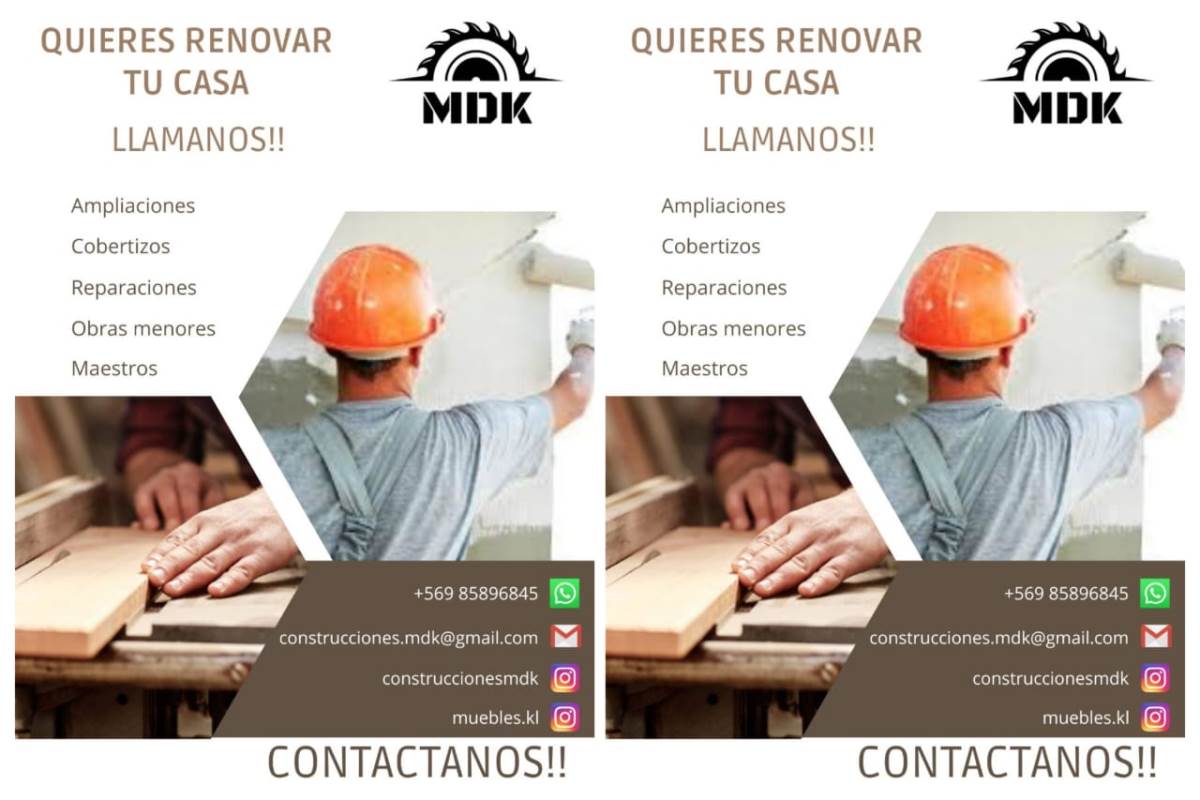 ampliaciones, cobertizos, trabajos en obras menores